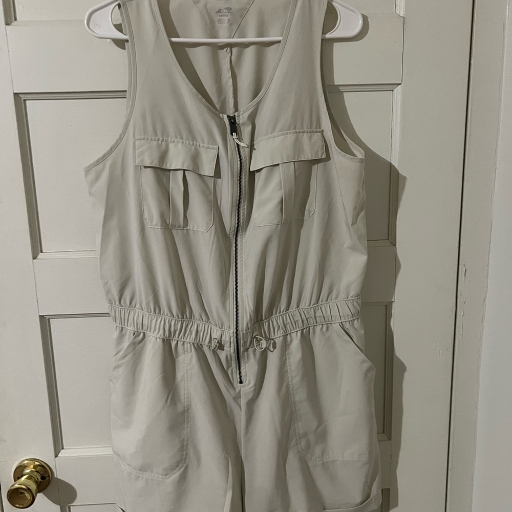 Avia Light Gray Sleeveless Jumpsuit